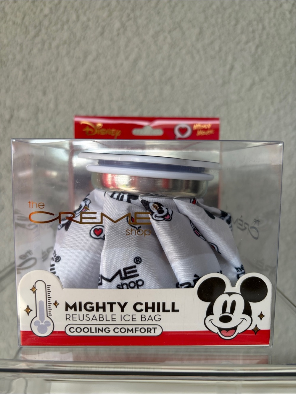 Disney Mickey Mighty Chill Reusable Ice Bag - White with Black Accents
